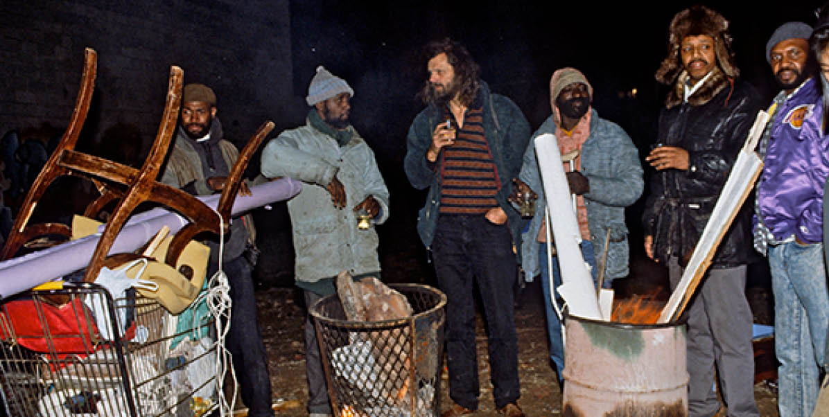 1991 NYC - Between campus lectures I spent the nights with the homeless to keep the inspiration