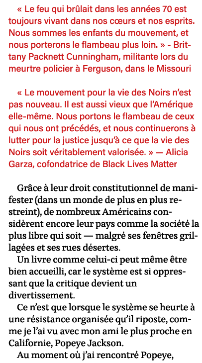   Le feu qui brûlait dans les années 70 est toujours vivant dans nos cœurs et nos esprits  Nous sommes les enfants du   