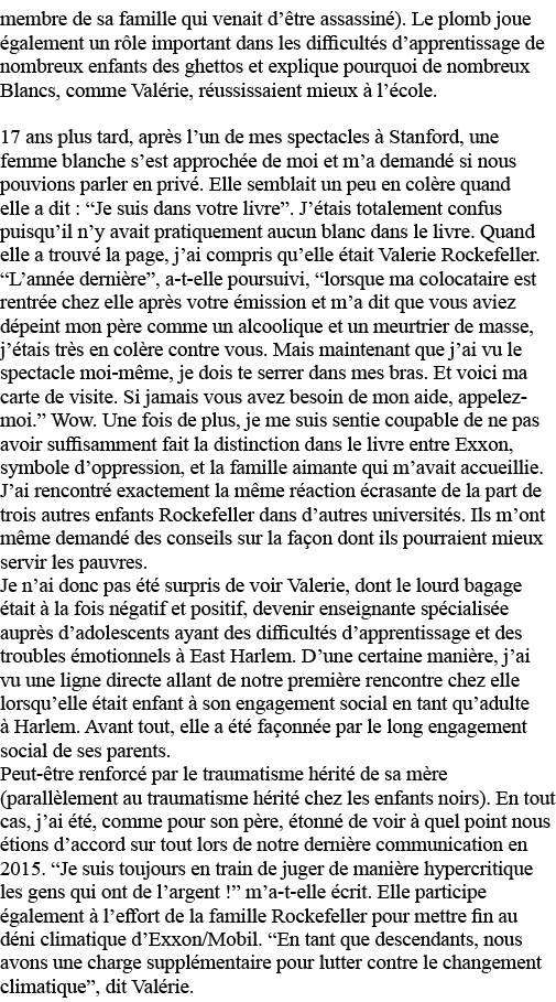 membre de sa famille qui venait d être assassiné)  Le plomb joue également un rôle important dans les difficultés d a   