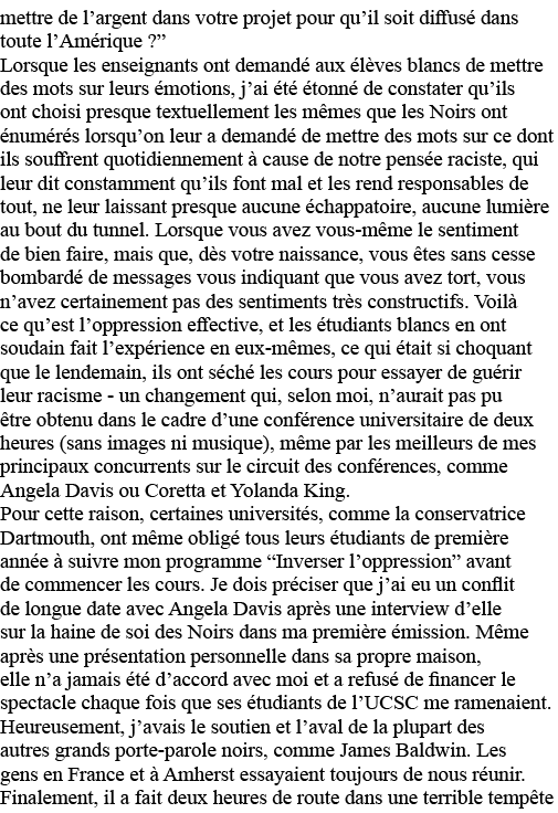 mettre de l argent dans votre projet pour qu il soit diffusé dans toute l Amérique    Lorsque les enseignants ont dem   