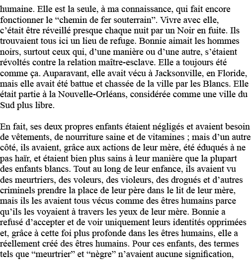 humaine  Elle est la seule, à ma connaissance, qui fait encore fonctionner le  chemin de fer souterrain   Vivre avec    