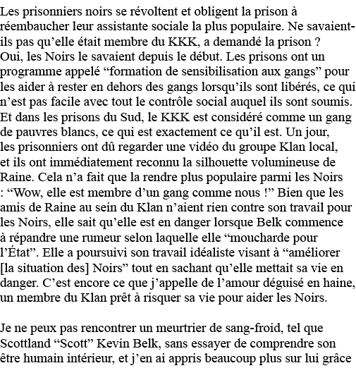 Les prisonniers noirs se révoltent et obligent la prison à réembaucher leur assistante sociale la plus populaire  Ne    