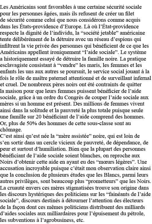 Les Américains sont favorables à une certaine sécurité sociale pour les personnes âgées, mais ils refusent de créer u   