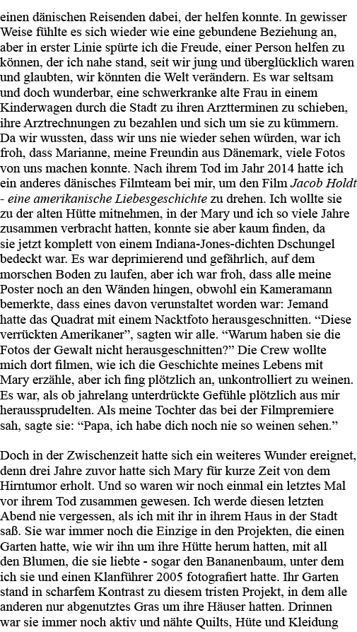 einen dänischen Reisenden dabei, der helfen konnte  In gewisser Weise fühlte es sich wieder wie eine gebundene Bezieh   