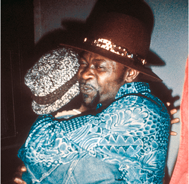 1975 - Popeye at our  back in the world  release party 