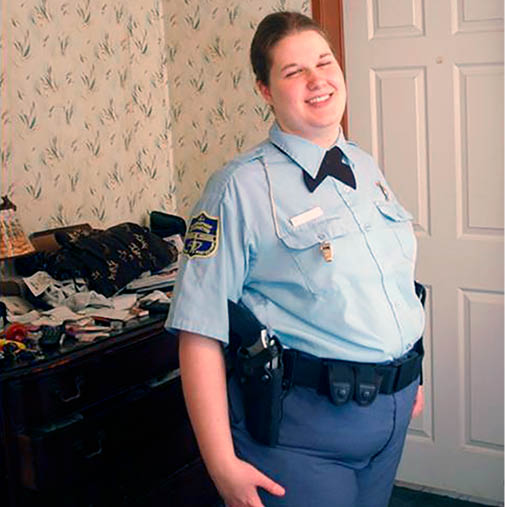  but she is proud to get her job back working for the blacks in prison  