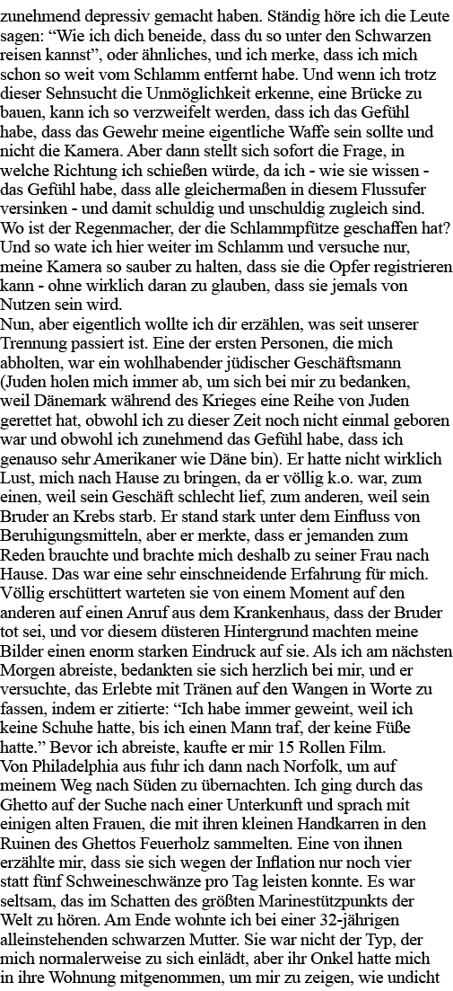 zunehmend depressiv gemacht haben  Ständig höre ich die Leute sagen:  Wie ich dich beneide, dass du so unter den Schw   