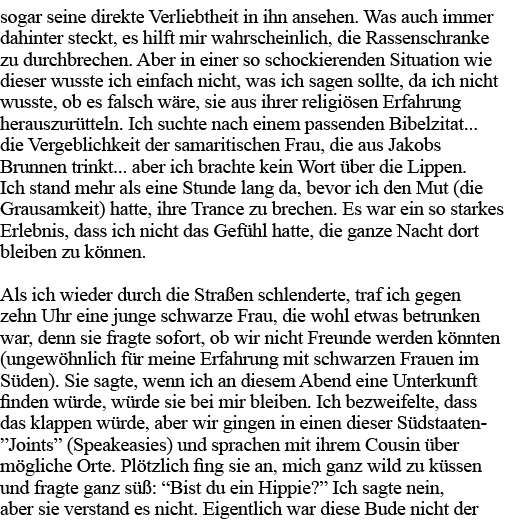 sogar seine direkte Verliebtheit in ihn ansehen  Was auch immer dahinter steckt, es hilft mir wahrscheinlich, die Ras   