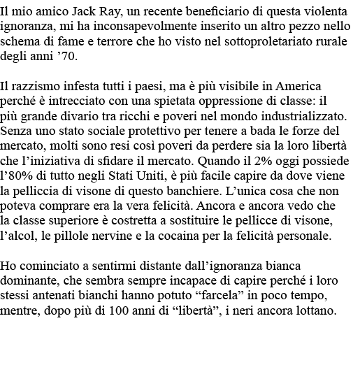 Il mio amico Jack Ray, un recente beneficiario di questa violenta ignoranza, mi ha inconsapevolmente inserito un altr   