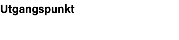 Utgangspunkt 