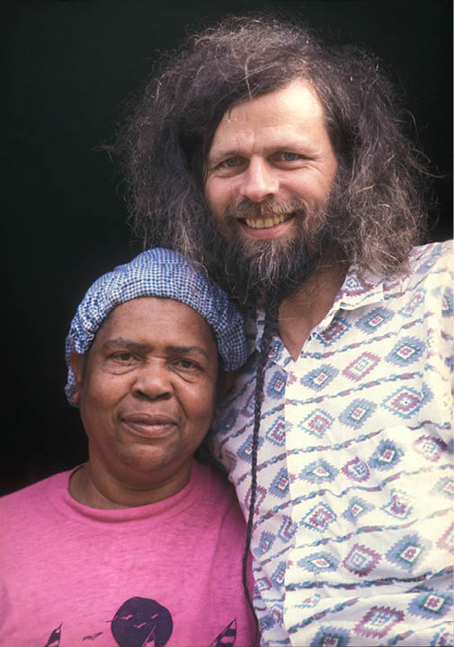 Photo of Virginia Pate and me taken by Anita Roddick in 1994 