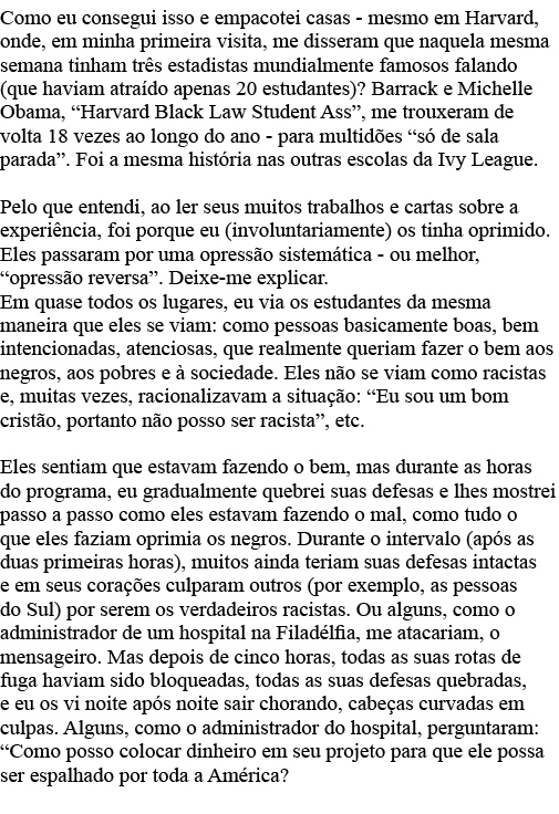 Como eu consegui isso e empacotei casas - mesmo em Harvard, onde, em minha primeira visita, me disseram que naquela m   