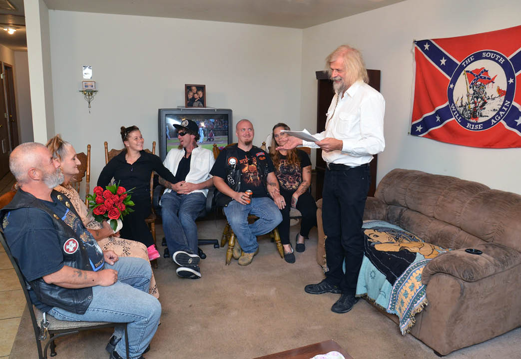 2015 - 10 years after I wed Robert to his fifth wife with invited Klan sympatizers  