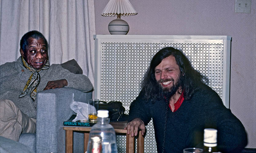 1987 - Talking with James Baldwin all night after he saw the 5 hour show 