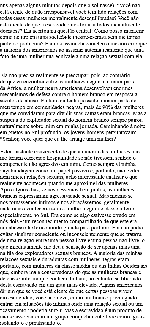 nus apenas alguns minutos depois que o sol nasce)   Você não está ciente de quão irresponsável você tem tido relações   