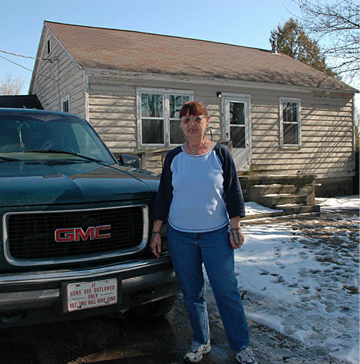 2005 - Grand Dragon Jean outside her home 