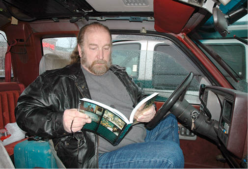The Klan leader on the road selling my anti-racist book 