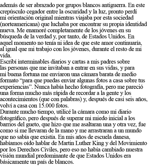 además de ser abrazado por grupos blancos antiguerra  En este crepúsculo cegador entre la oscuridad y la luz, pronto    