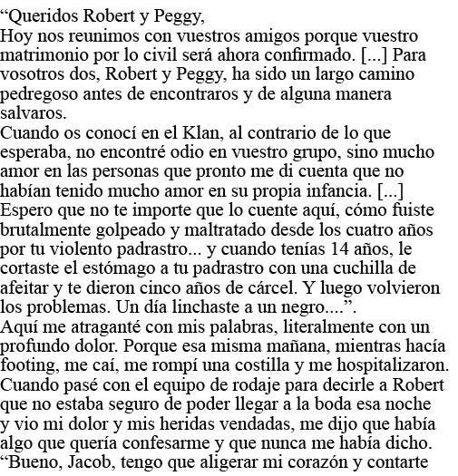  Queridos Robert y Peggy, Hoy nos reunimos con vuestros amigos porque vuestro matrimonio por lo civil será ahora conf   