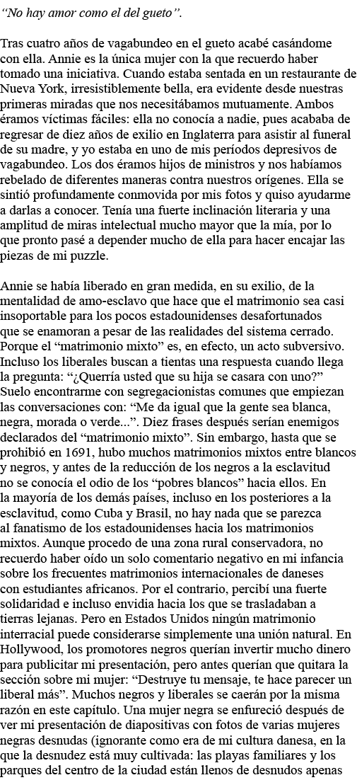  No hay amor como el del gueto   Tras cuatro años de vagabundeo en el gueto acabé casándome con ella  Annie es la úni   