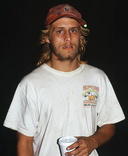 1991 - Woody the night I picked him up 