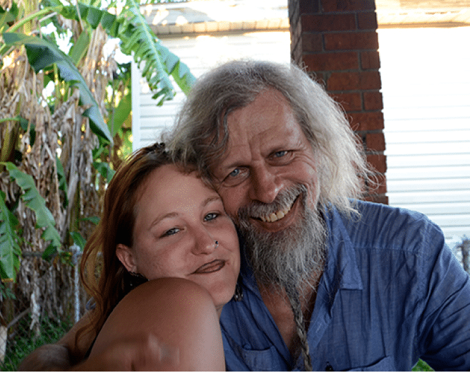With Nastasha during our terapeutic conversation in 2012