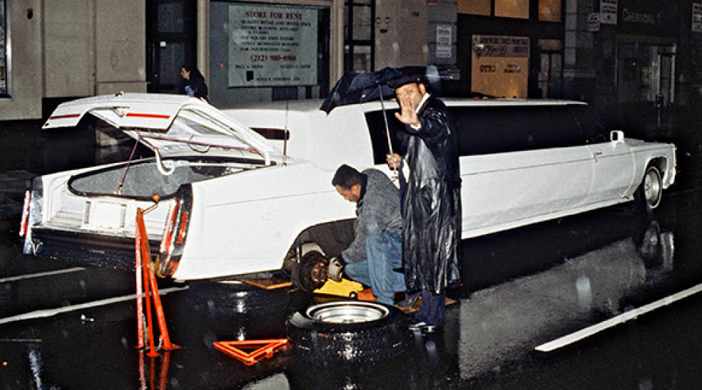 2001 - outside Broadway Theater, NY 