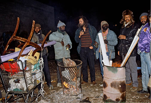 1991 NYC - Between campus lectures I spent the nights with the homeless to keep the inspiration