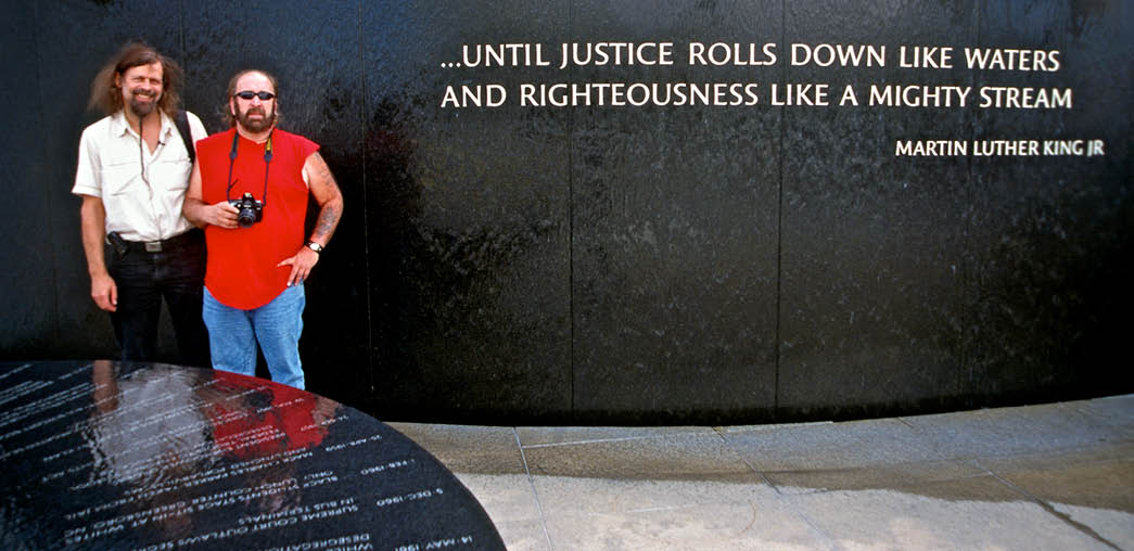 I drove 24 hours with the klan leader to show him the Civil Rights monument in Montgomery with the 41 names of people killed by Klan violence