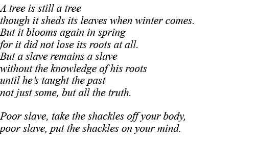 A tree is still a tree though it sheds its leaves when winter comes  But it blooms again in spring for it did not los   