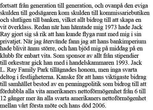 fortsatt från generation till generation, och ovanpå den eviga skulden till godsägaren kom skulden till kommissariebu   