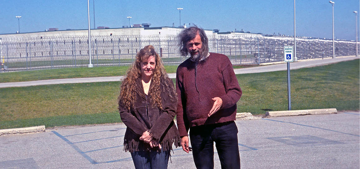 We spent a whole day driving to see Jeff in the prison where the Klan leader wanted to impress his many new black friends with Rikke 