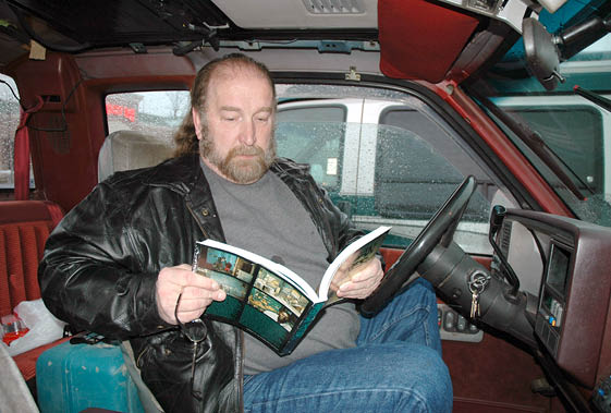 The Klan leader on the road selling my anti-racist book 