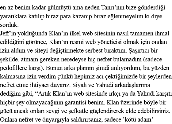 en az benim kadar gülmüştü ama neden Tanrı nın bize gönderdiği yaratıklara katılıp biraz para kazanıp biraz eğlenmeye   