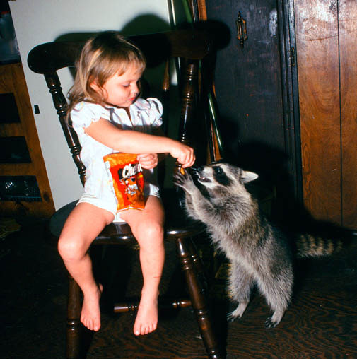 Angel with her beloved new playmate