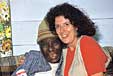 Anita Roddick med Ida