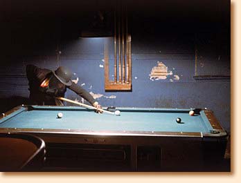 Pool player in San Francisco