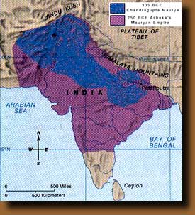 Extent of the Mayryan empire under Azoka