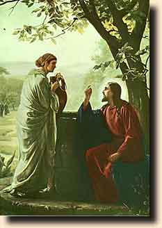 Carl Bloch: Jesus og den samaritanske kvinde
