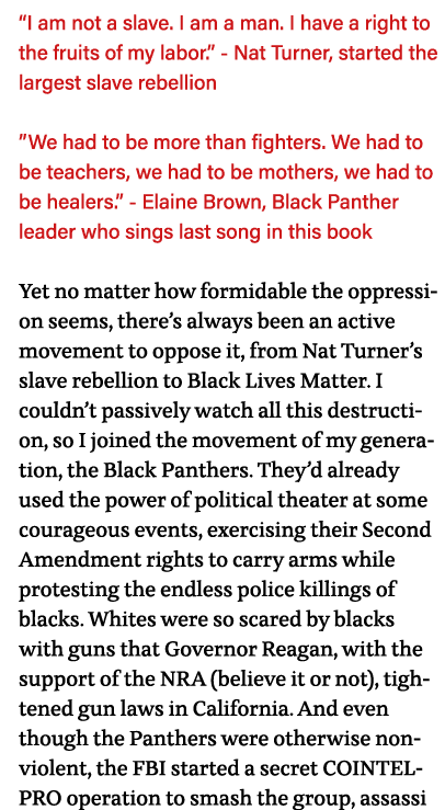  I am not a slave  I am a man  I have a right to the fruits of my labor   - Nat Turner, started the largest slave reb   