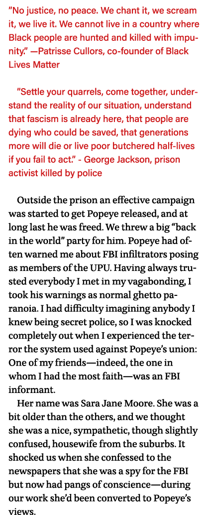  No justice, no peace  We chant it, we scream it, we live it  We cannot live in a country where Black people are hunt   