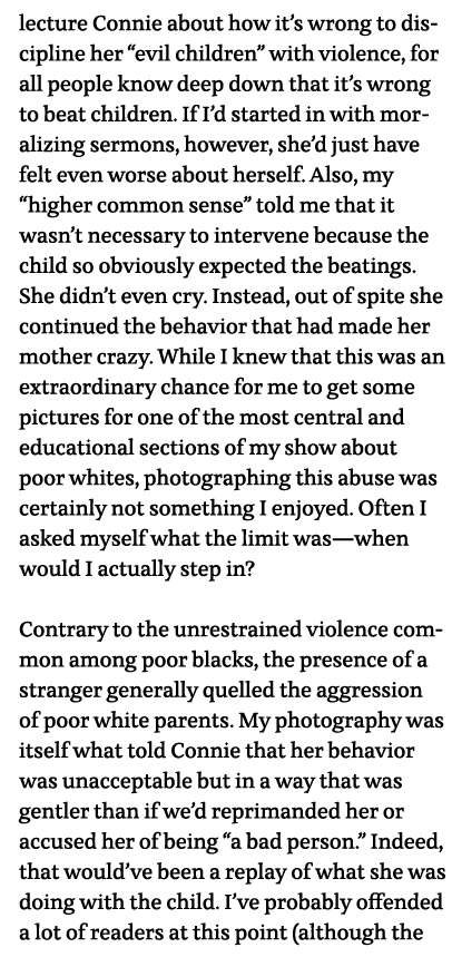 lecture Connie about how it s wrong to discipline her  evil children  with violence, for all people know deep down th   