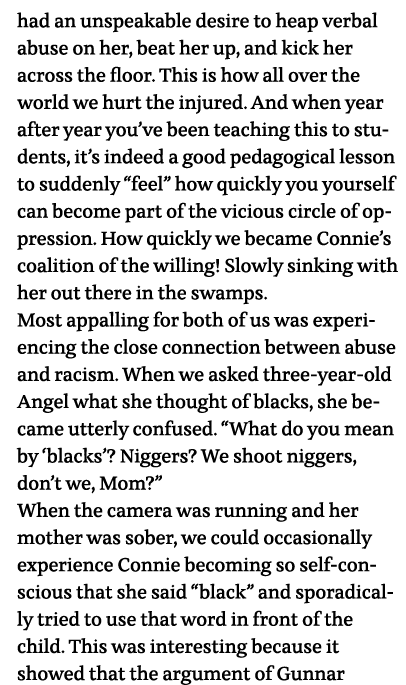 had an unspeakable desire to heap verbal abuse on her, beat her up, and kick her across the floor  This is how all ov   